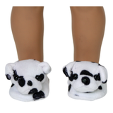 18" Doll Dalmatian Slippers