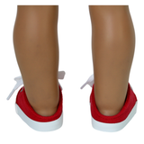 Slip-on Red Tennis Shoe Sneakers