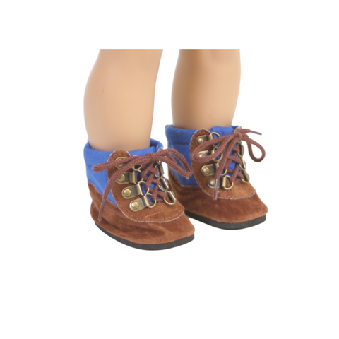 Hiking Boots Brown Suede