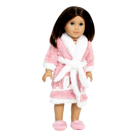 Emily Inspired Pink Chenille Robe