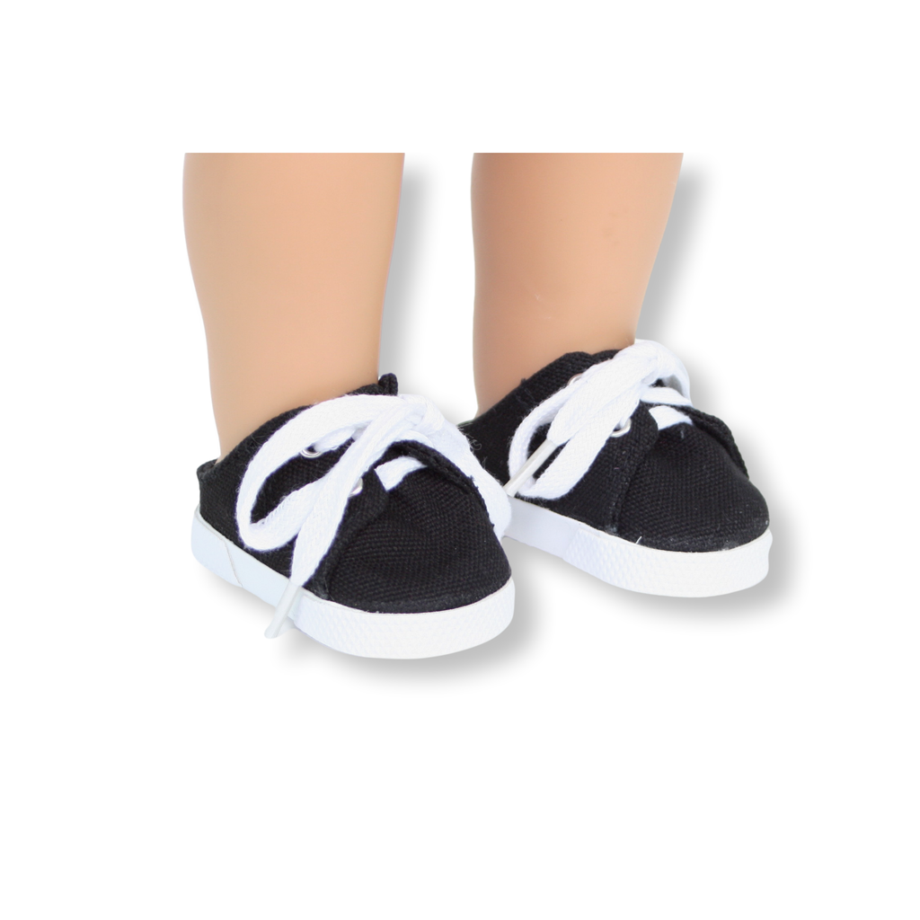 Slip-on Black Tennis Shoe Sneakers