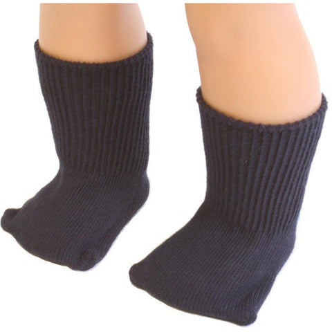 18" Doll Navy color Socks