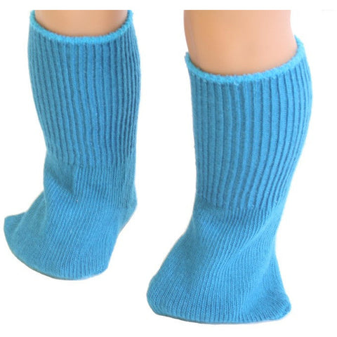18" Doll Turquoise color Socks