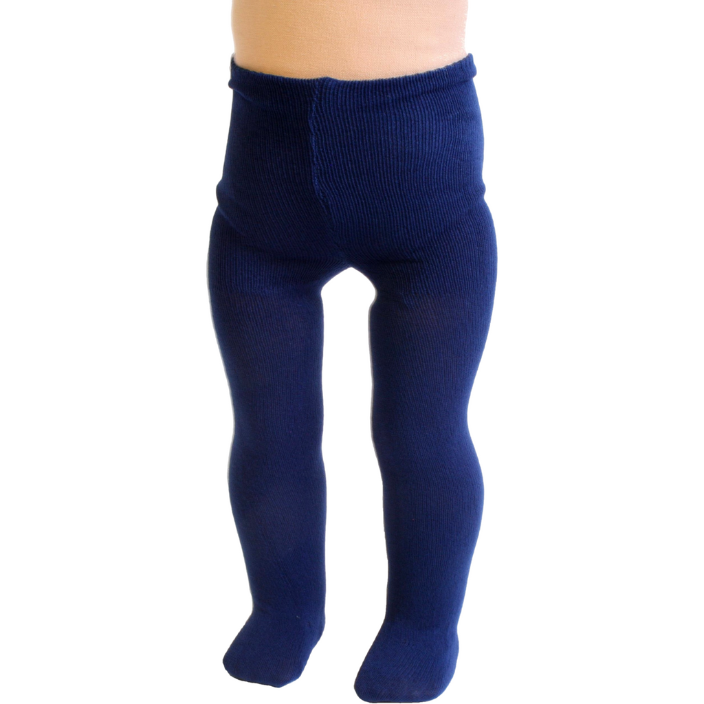 18" Doll Navy color Tights