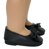 Black Ballet Flats with Bow