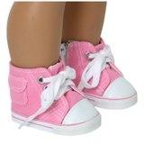 Pink High-Top Tennis Shoe w/ pocket