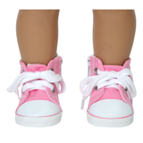 Pink High-Top Tennis Shoe w/ pocket