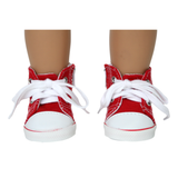 Red High-Top Tennis Shoe w/ pocket