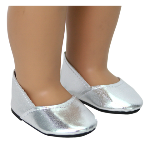 Silver Metallic Dress Shoes