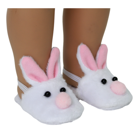 18" Doll Bunny Slippers