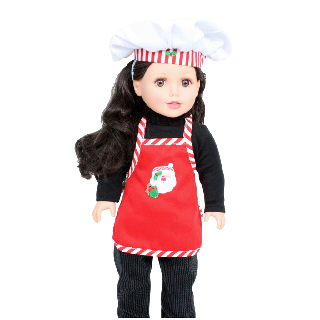 Christmas Apron with Chef Hat
