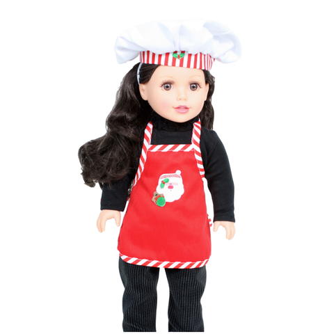 Christmas Apron with Chef Hat