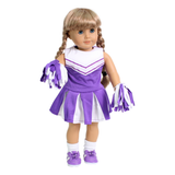 Purple Cheerleader Outfit