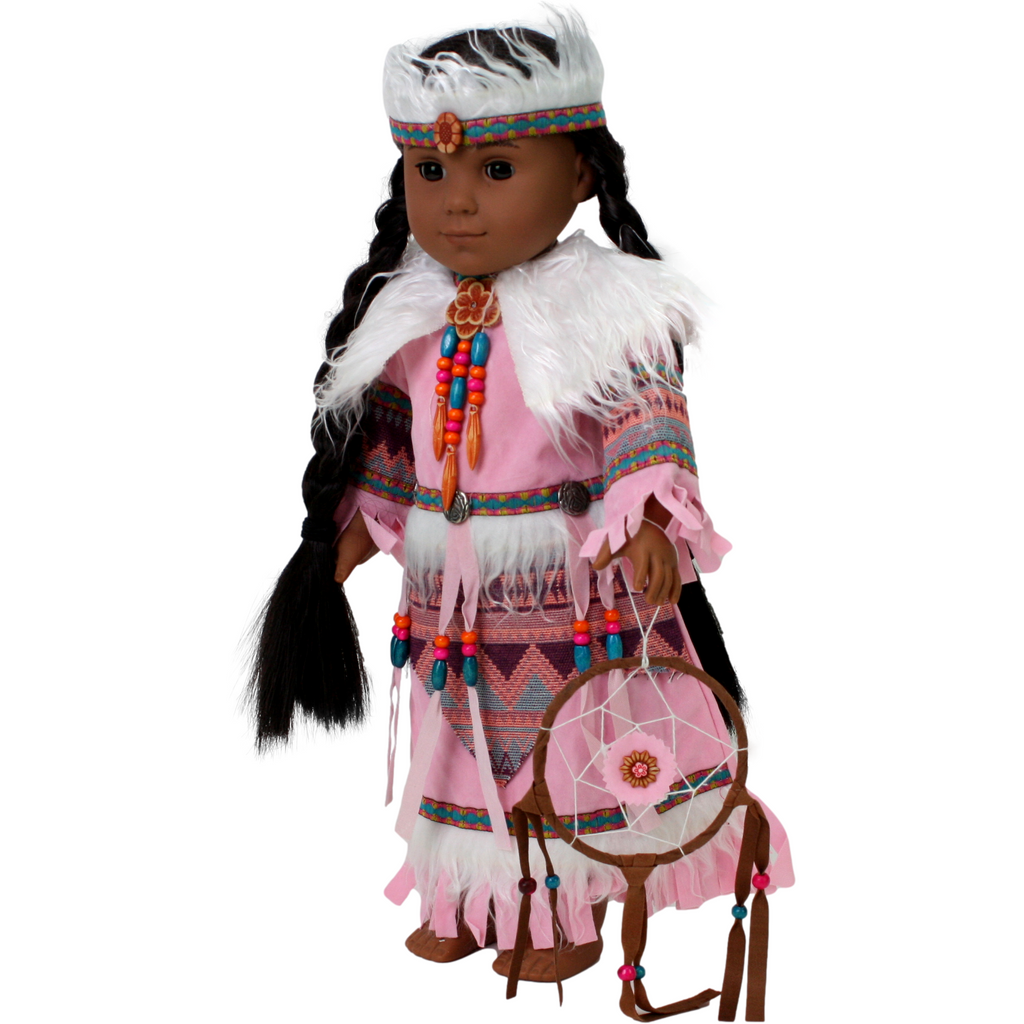 Pink Kaya Indian Outfit w/ Dream Catcher