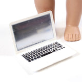 White Laptop computer for Dolls
