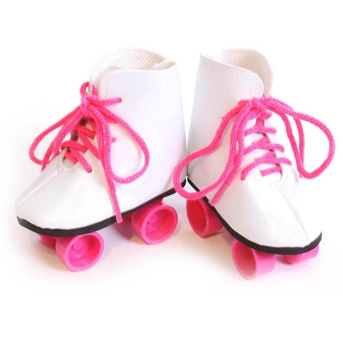 Roller Skates w/ Hot Pink Laces