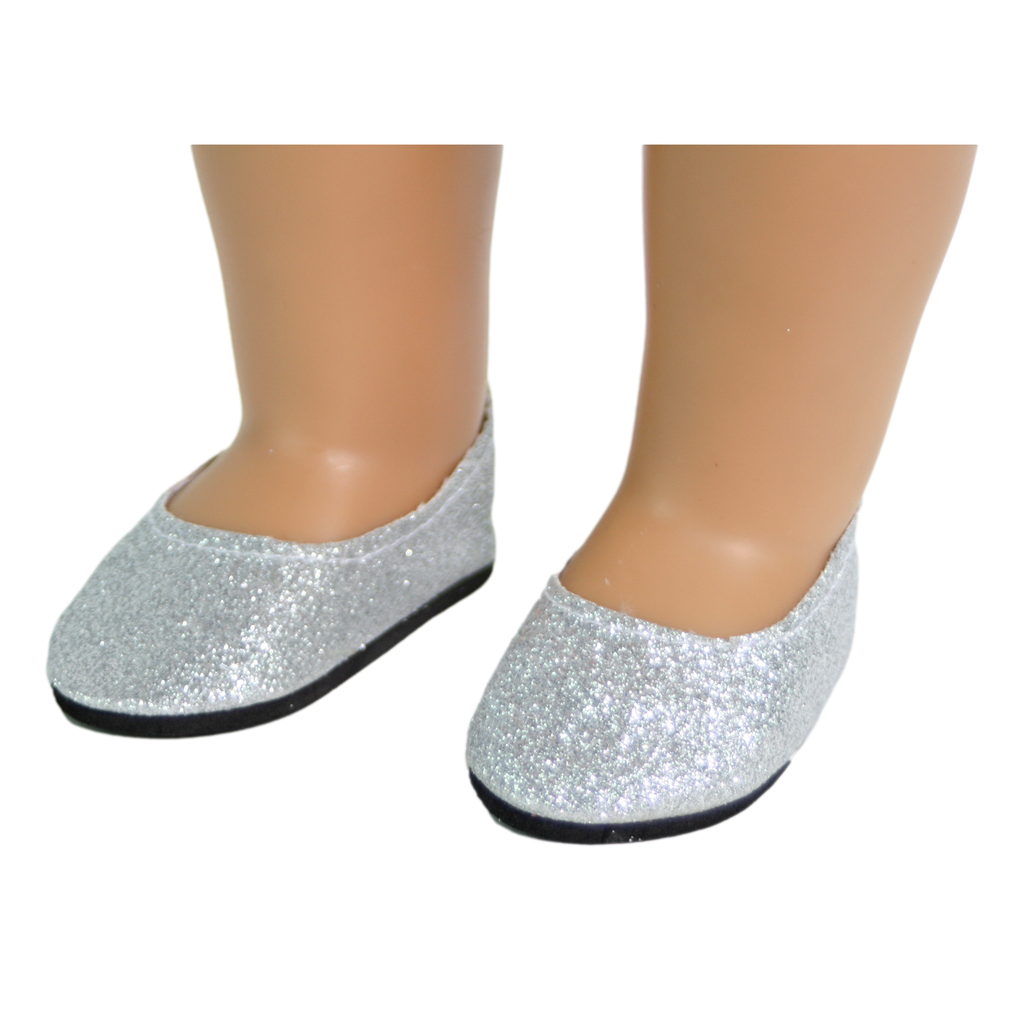 Silver Sparkle Shoes