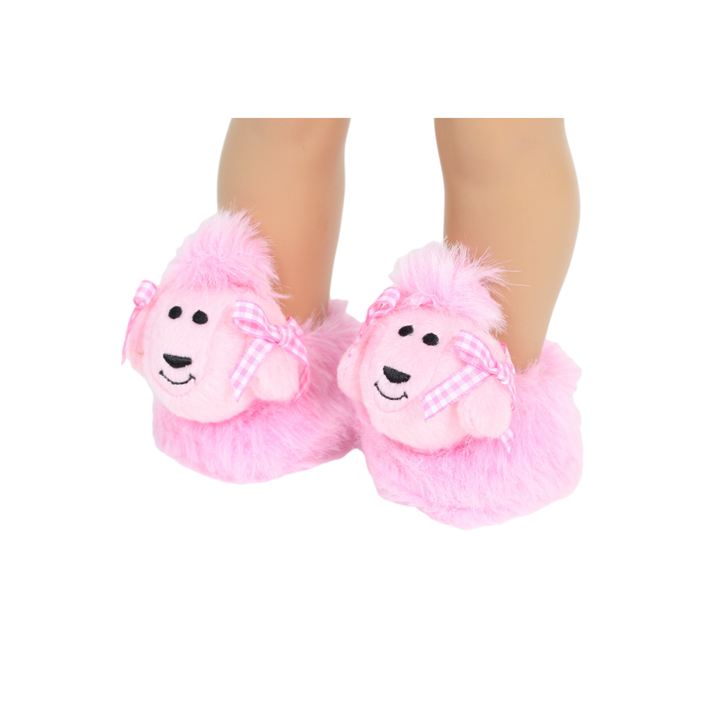Pink Poodle Slippers