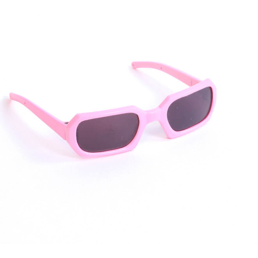 Pink Rectangle Sunglasses