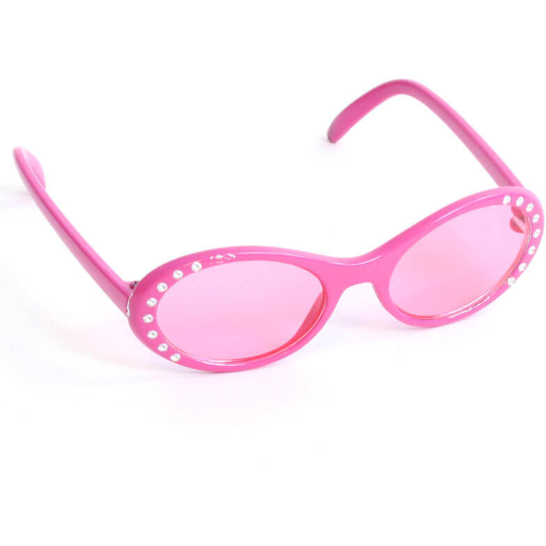 Pink Sunglasses w/ Rhinestones