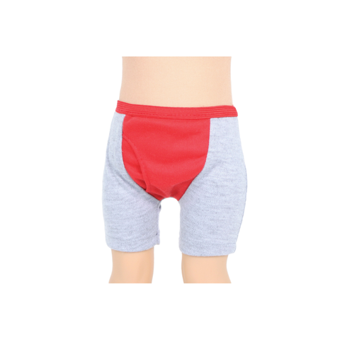 Red and Gray Boys Knit Underwear